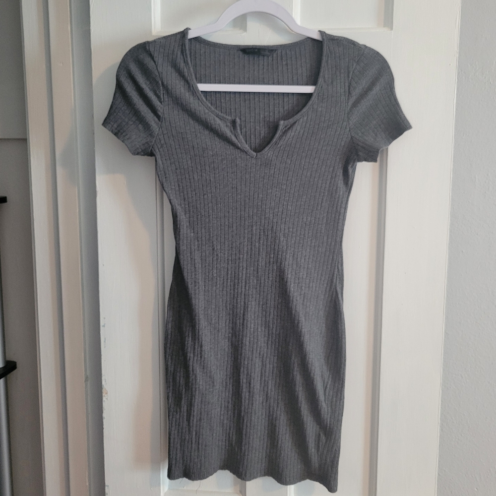 Shein Bodycon Grey Casual Dress